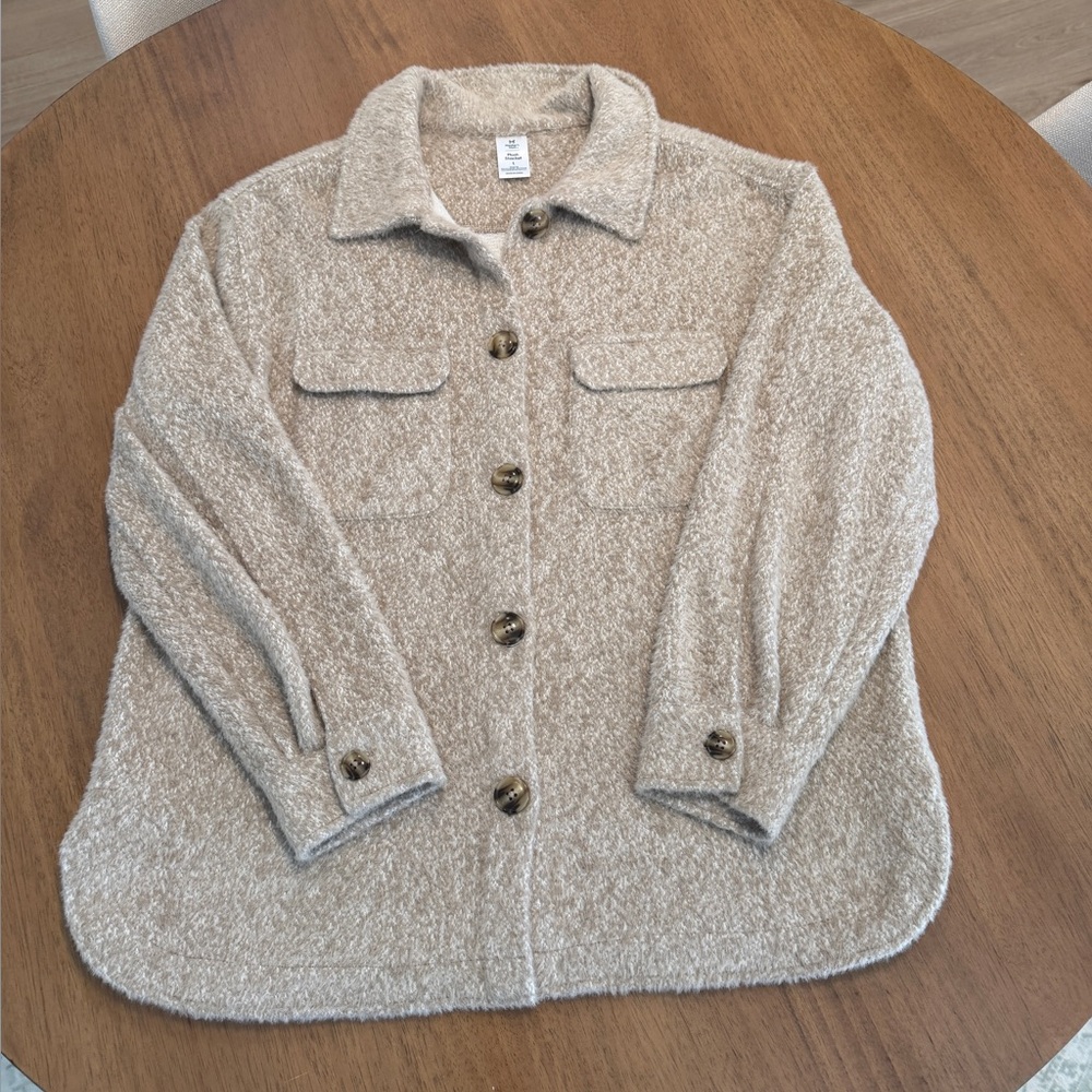 Members mark - Plush brown shacket